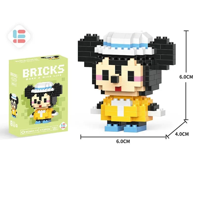 Disney Lilo & Stitch & Pokémon Pikachu Building Blocks Toy for Kids