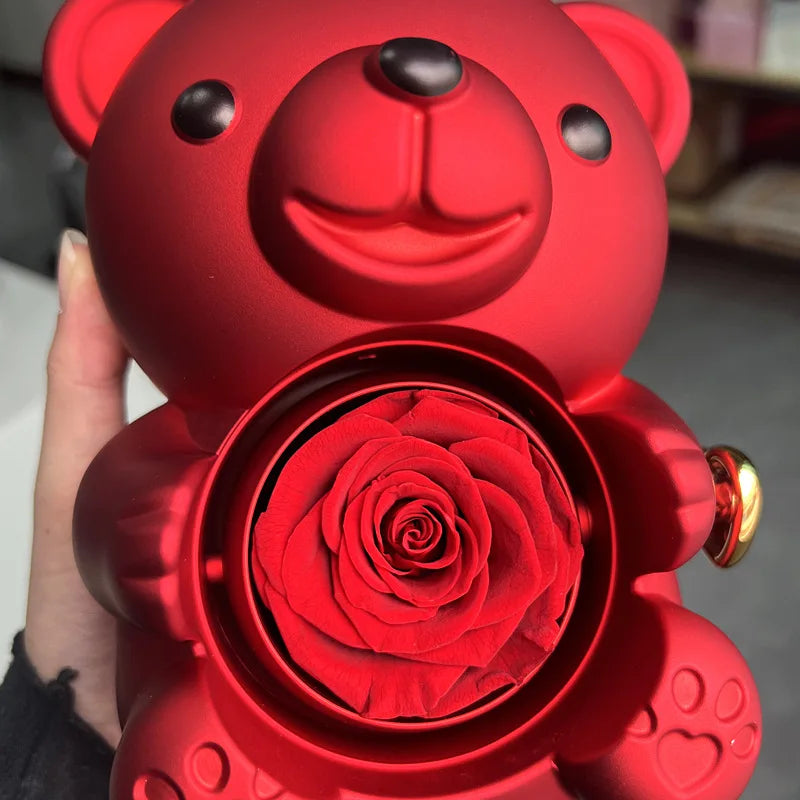 Eternal Rose Teddy Bear - Noble Novas
