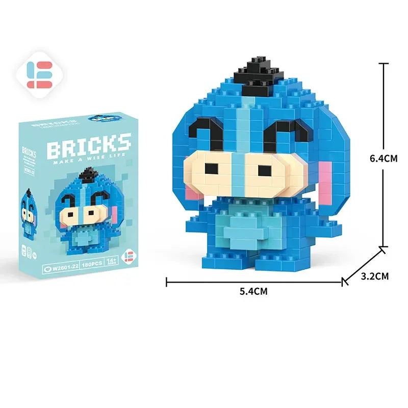 Disney Lilo & Stitch & Pokémon Pikachu Building Blocks Toy for Kids