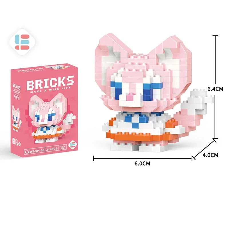 Disney Lilo & Stitch & Pokémon Pikachu Building Blocks Toy for Kids