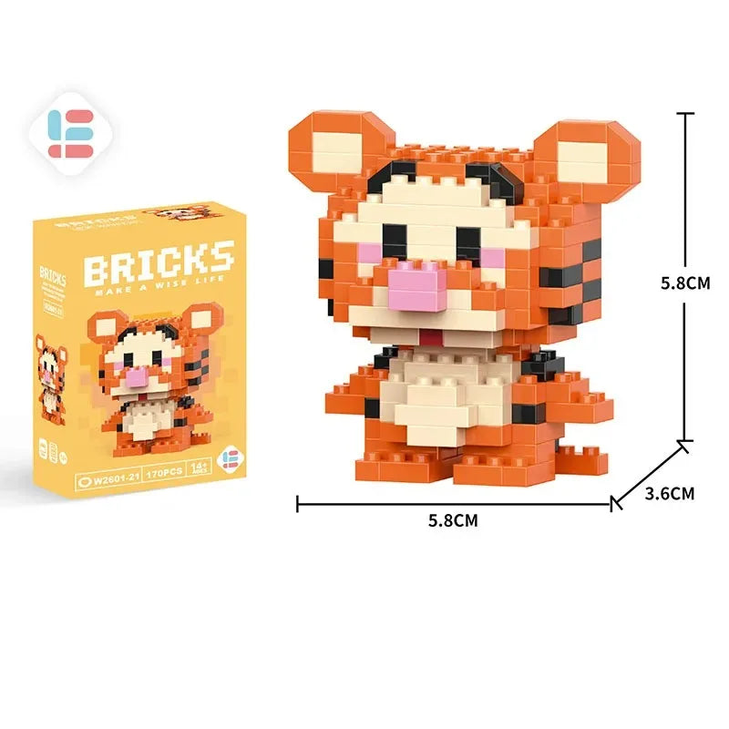 Disney Lilo & Stitch & Pokémon Pikachu Building Blocks Toy for Kids