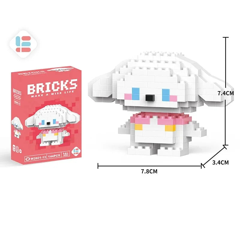 Disney Lilo & Stitch & Pokémon Pikachu Building Blocks Toy for Kids