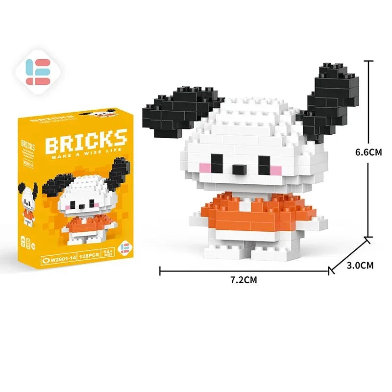 Disney Lilo & Stitch & Pokémon Pikachu Building Blocks Toy for Kids