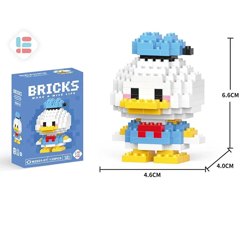 Disney Lilo & Stitch & Pokémon Pikachu Building Blocks Toy for Kids
