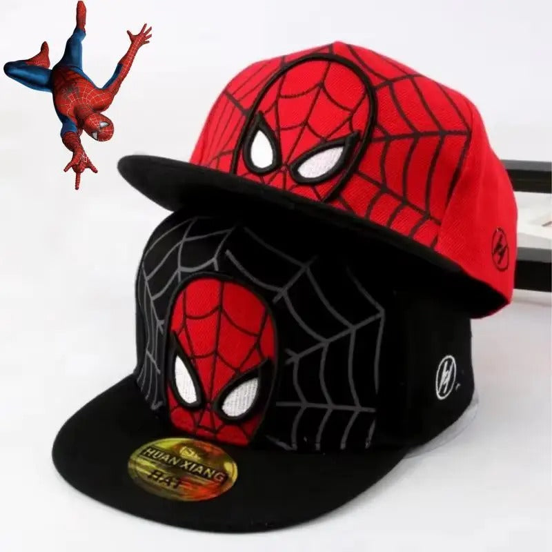 Spiderman Kids Snapback Cap – 3D Embroidered Superhero Hat for Boys & Girls