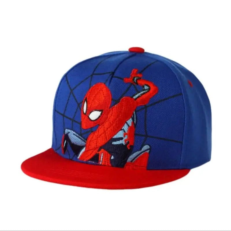 Spiderman Kids Snapback Cap – 3D Embroidered Superhero Hat for Boys & Girls
