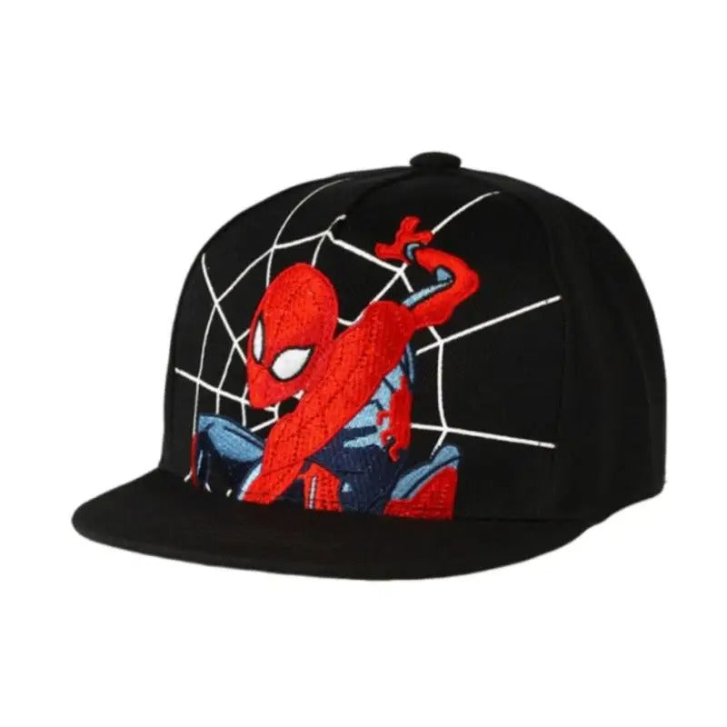 Spiderman Kids Snapback Cap – 3D Embroidered Superhero Hat for Boys & Girls