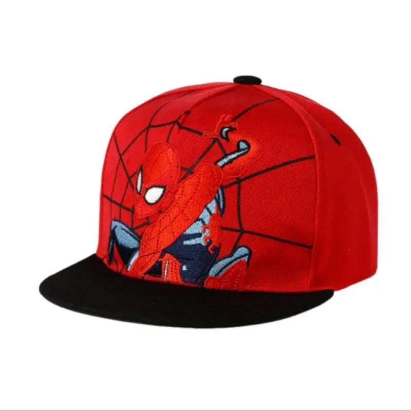 Spiderman Kids Snapback Cap – 3D Embroidered Superhero Hat for Boys & Girls