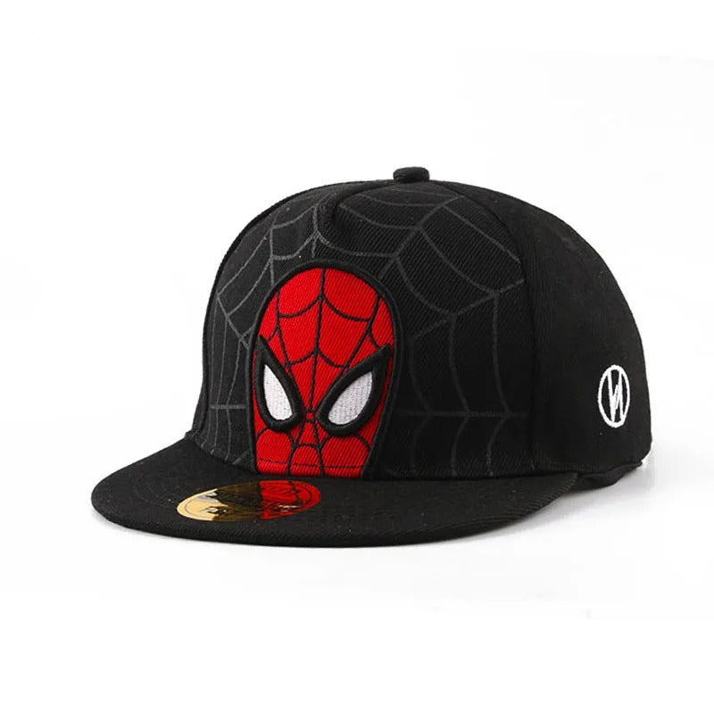 Spiderman Kids Snapback Cap – 3D Embroidered Superhero Hat for Boys & Girls