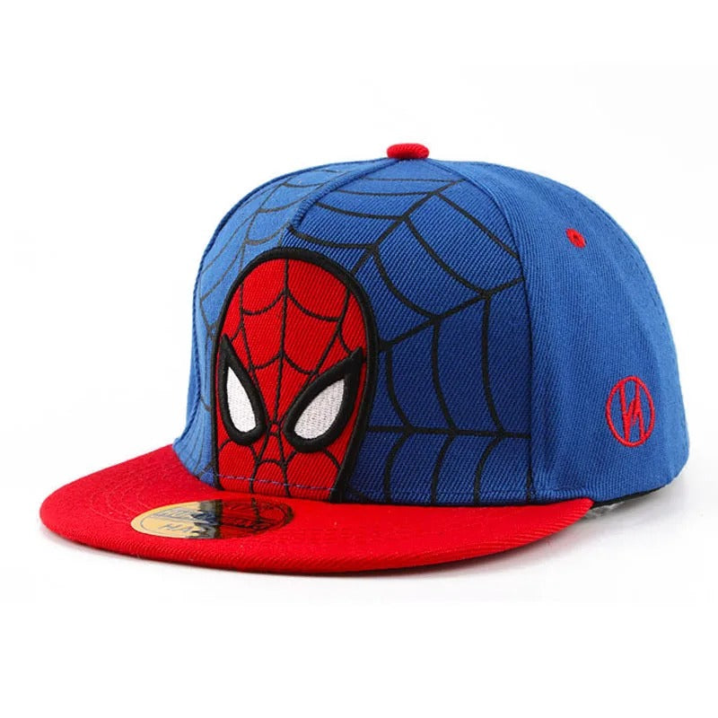 Spiderman Kids Snapback Cap – 3D Embroidered Superhero Hat for Boys & Girls