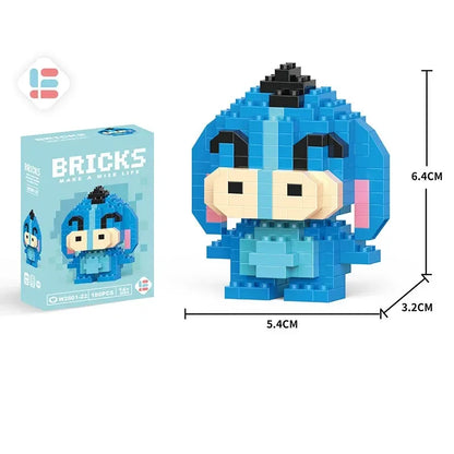 Disney Lilo & Stitch & Pokémon Pikachu Building Blocks Toy for Kids