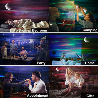 Immersive Aurora Borealis & Star Projector