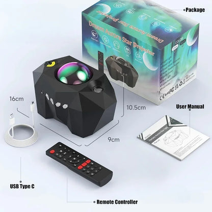 Immersive Aurora Borealis & Star Projector
