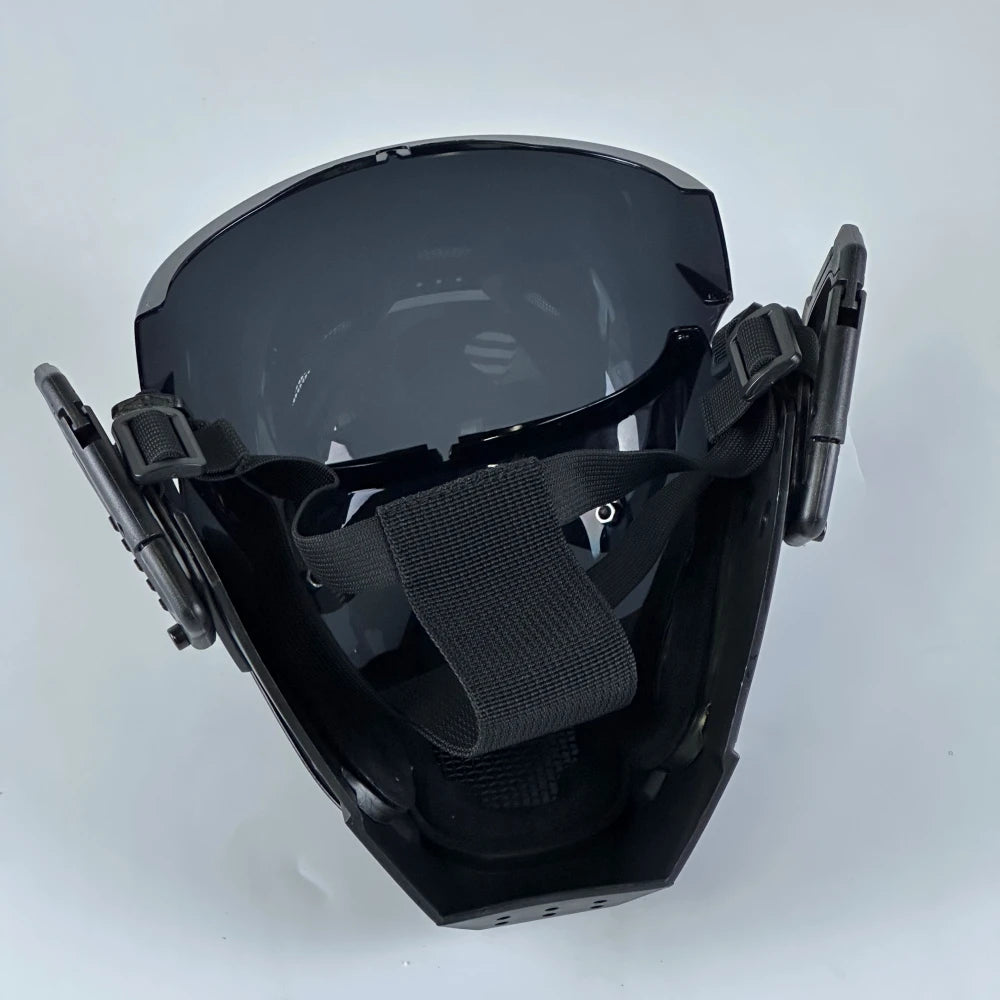 Cyberpunk Ox Horn LED Mask