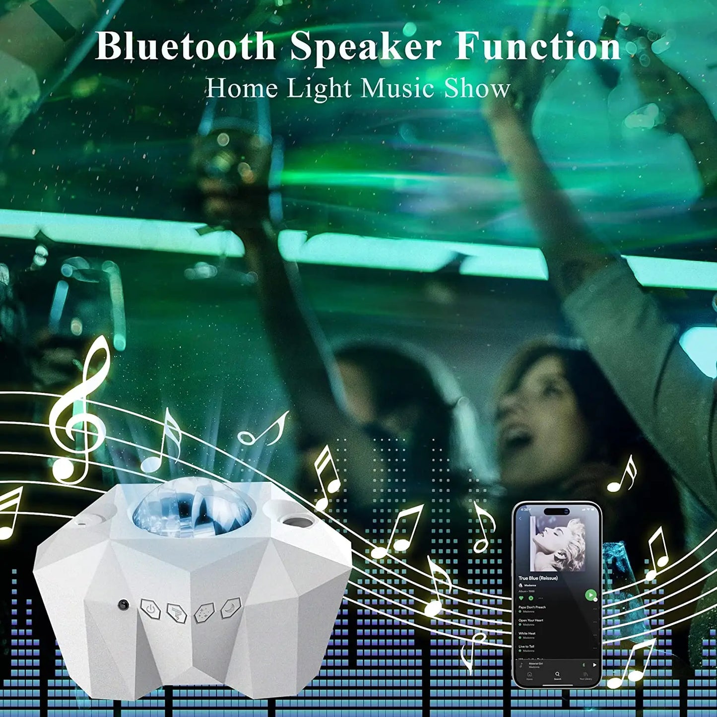 Immersive Aurora Borealis & Star Projector