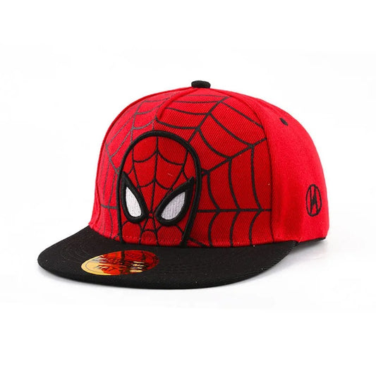 Spiderman Kids Snapback Cap – 3D Embroidered Superhero Hat for Boys & Girls