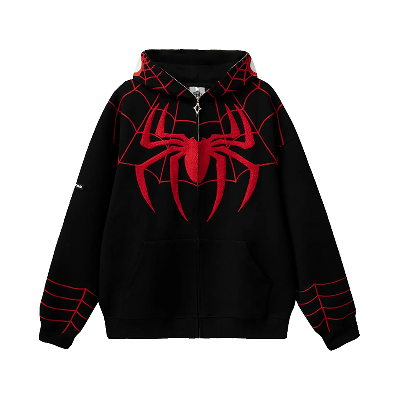 Spider-Man Zipper Hoodie - Noble Novas