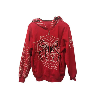 Spider-Man Web Zipper Hoodie - Noble Novas