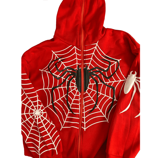 Spider-Man Web Zipper Hoodie - Noble Novas