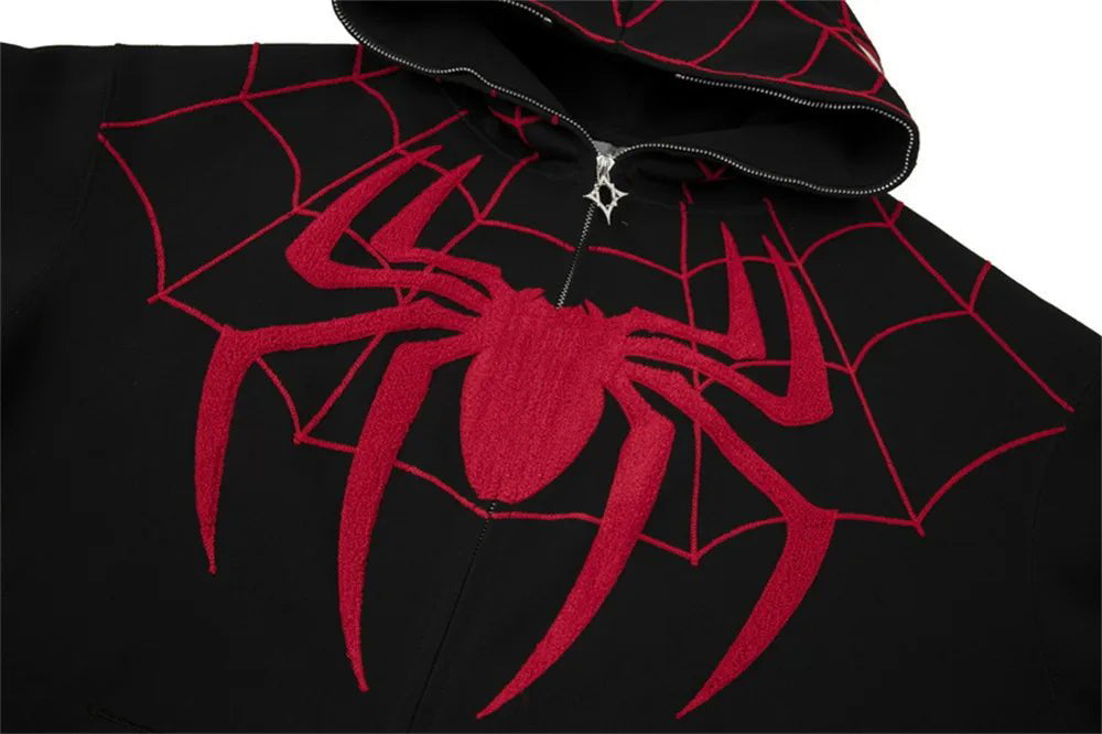 – Spider-Man Zipper Hoodie Noble Novas