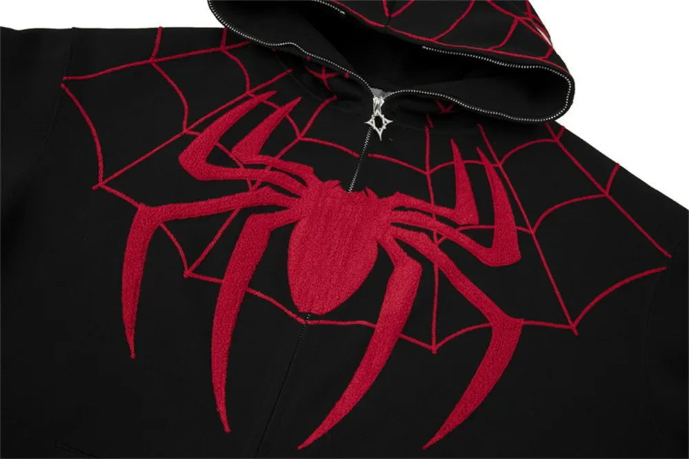 Spider-Man Zipper Hoodie - Noble Novas